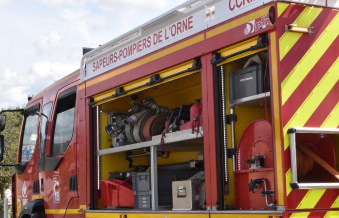 A person taken to hospital after a collision on the road, in Orne