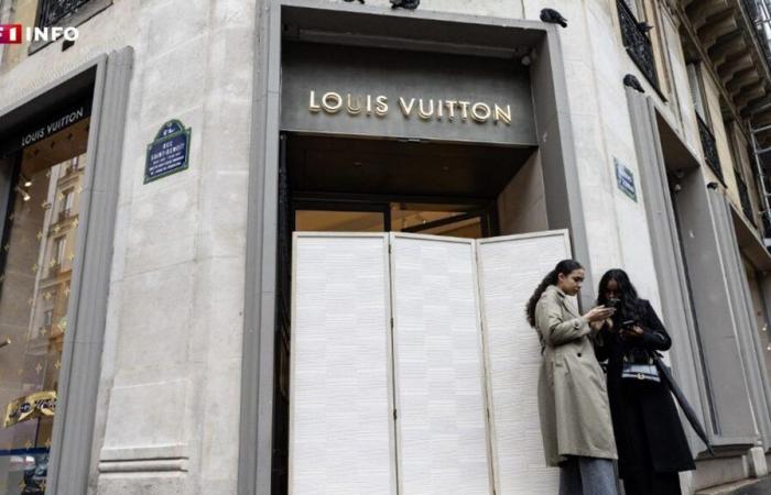 INFO TF1/LCI – Suspected of having attacked the Louis Vuitton store in Paris with a ram car, two individuals arrested