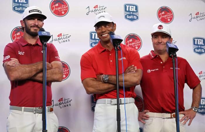 Tiger Woods Takes the Stage in a Wacky Virtual Golf Party in Florida