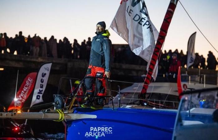 2nd in the Vendée Globe, Yoann Richomme almost retired on the second day