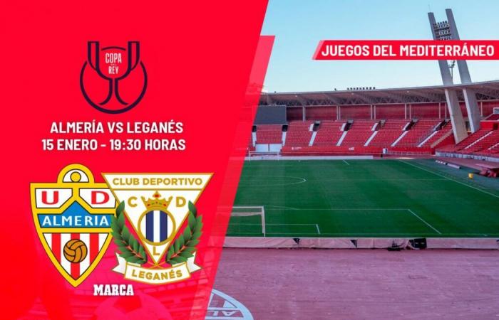 Almería – Leganés: schedule and where to watch the Copa del Rey match on TV