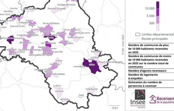 MAP. A large census is being organized in Aveyron until February: here are the 56 municipalities concerned