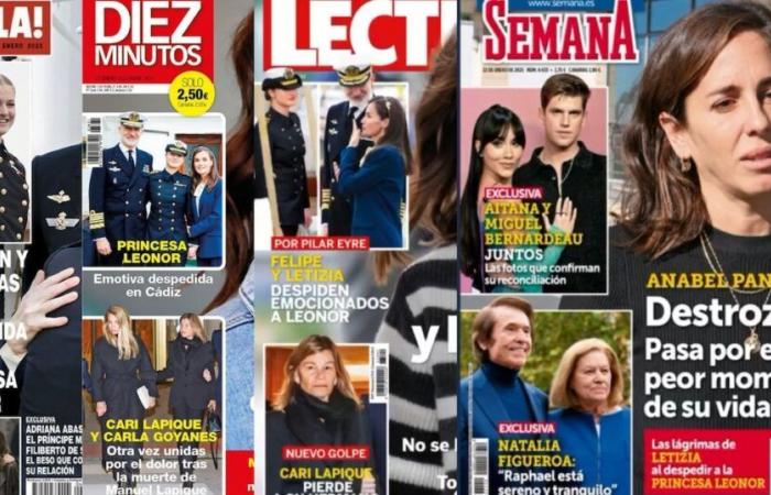 The gossip magazines this week: the images that would confirm the relationship of Aitana and Miguel Bernardeau