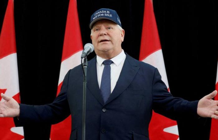 “Canada is not for sale”: Doug Ford’s cap provokes reactions