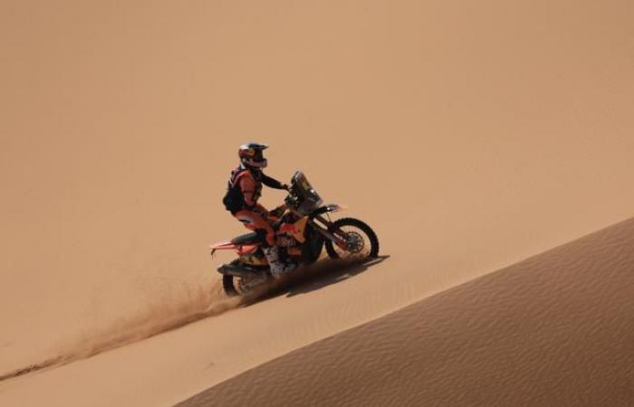 Michael Docherty wins the 10th motorcycle stage of the 2025 Dakar, Daniel Sanders secures the lead in the general classification