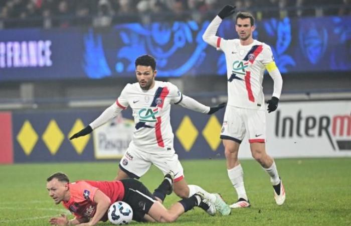 Fabian Ruiz was injured against Espaly in the Coupe de France