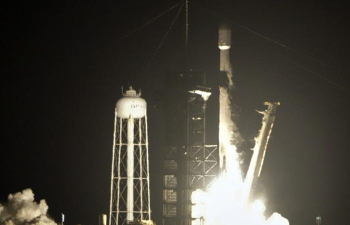 A rocket with two lunar probes successfully takes off from Florida