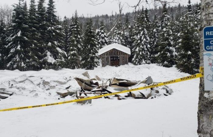 Unknown cause for the fire in a refuge at Mont Grand-Fonds