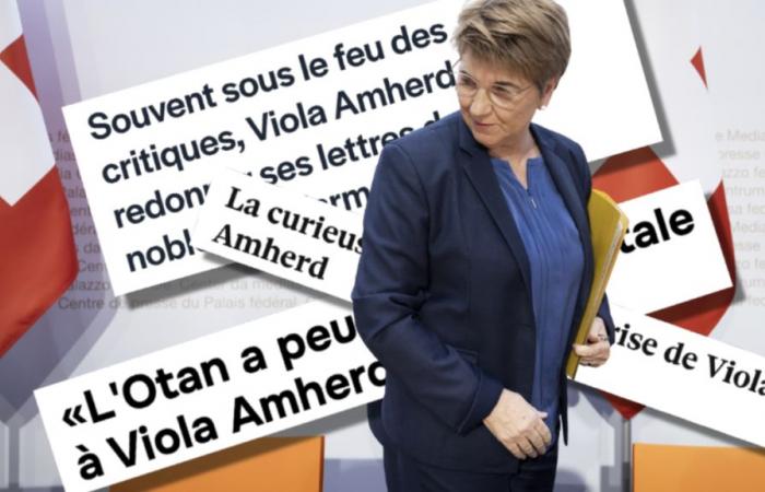 How the departure of Viola Amherd is perceived in the Swiss media