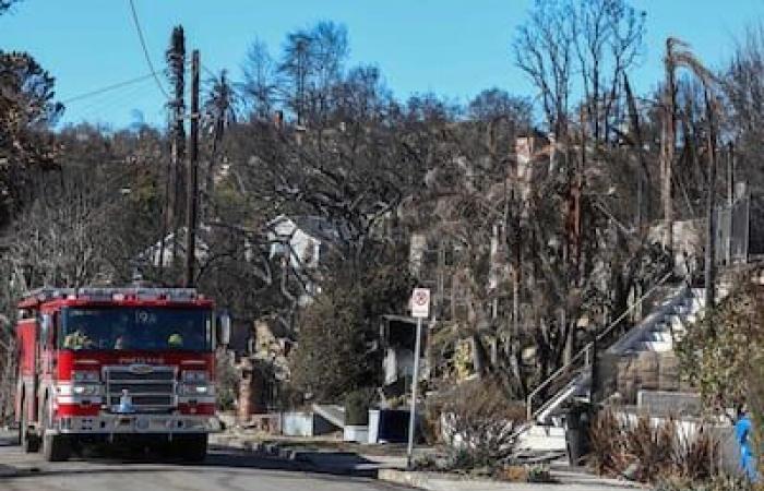 IN PICTURES | Fires in Los Angeles: wind gusts of up to 110 km/h threaten to fan the fires