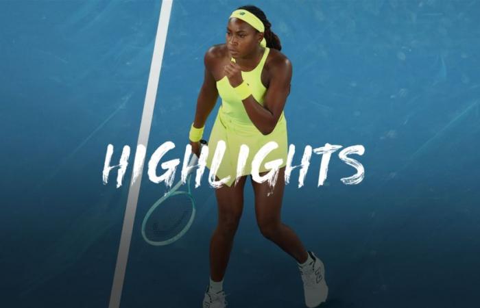 Gauff – Burrage – Match highlights – Australian Open – Tennis Video