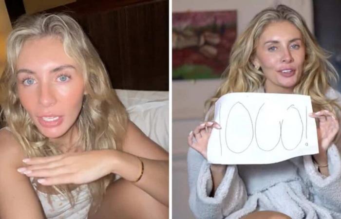 OnlyFans content creator claims she slept with 1,057 men in 12 hours