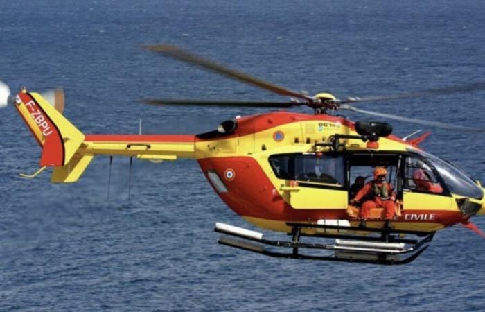 a septuagenarian wanted off the coast of Agon-Coutainville, searches interrupted due to lack of visibility