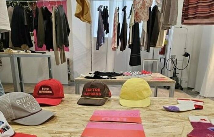 At Pitti Uomo, the “Knees Up Running Space” offers a showcase for emerging sports labels