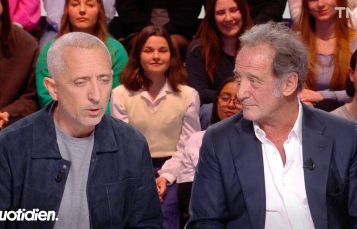 “He’s an actor, he has time!” : Tense exchange between Vincent Lindon and Gad Elmaleh in Quotidien