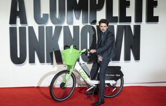 Timothée Chalamet ‘fined’ after taking Lime bike to Bob Dylan premiere