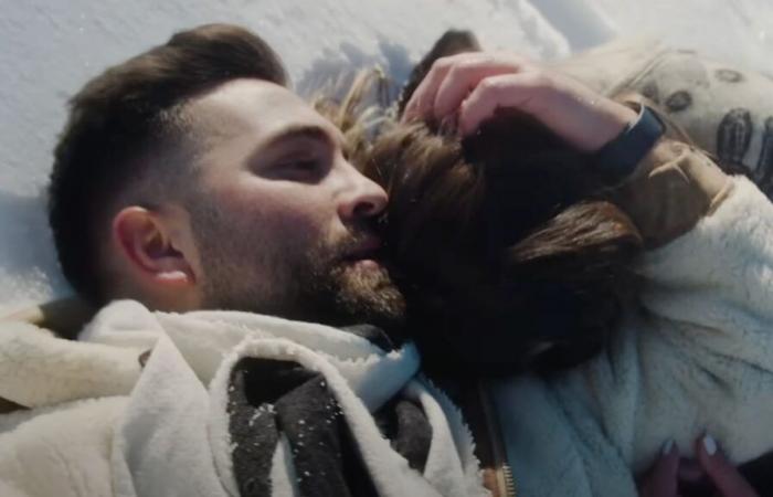 Kendji Girac. with his partner in his latest clip