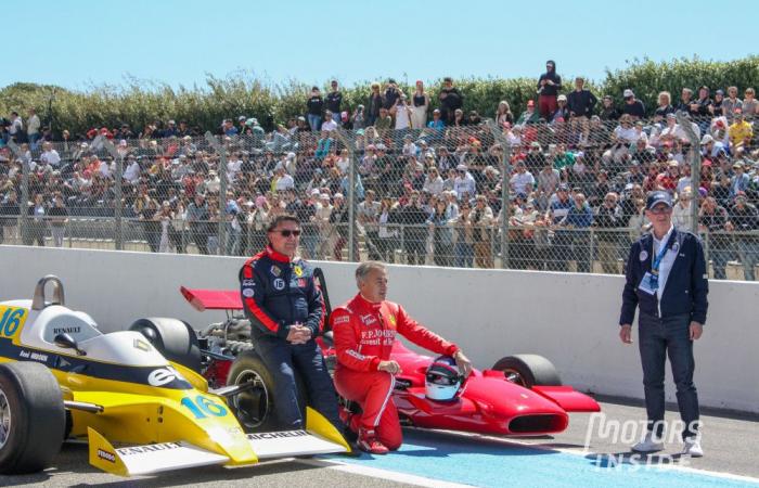 F1. René Arnoux, once again present at the French Historic Grand Prix