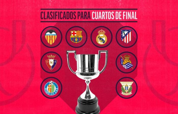 On Monday, January 20, the quarterfinals will be drawn: four teams from Madrid in the pot