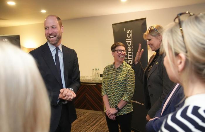 After Kate Middleton’s announcement, Prince William appears smiling and in good humor during an outing in Birmingham