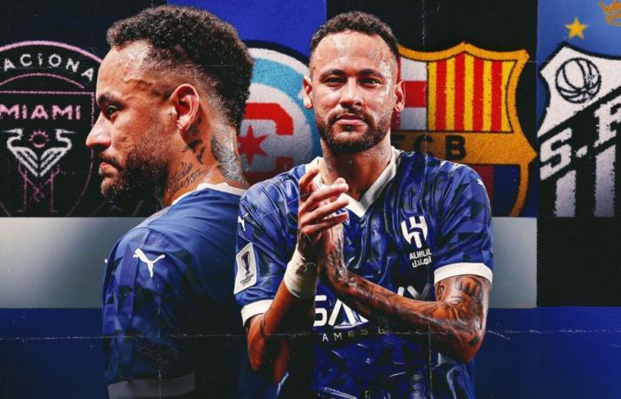 Neymar’s next club: Reunion with Lionel Messi at Inter Miami, return to Santos & all the transfer options available for the Brazilian superstar as he aims for his ‘last chance’ at World Cup glory