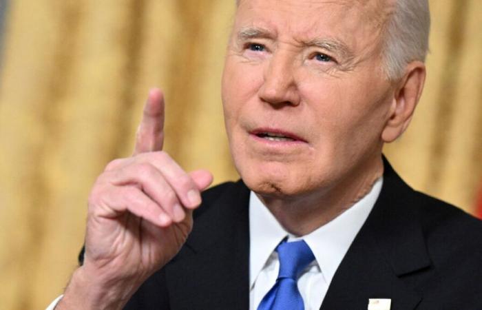 “An oligarchy is taking shape in America”: in a farewell message, Biden speaks on several subjects that “worry him greatly”