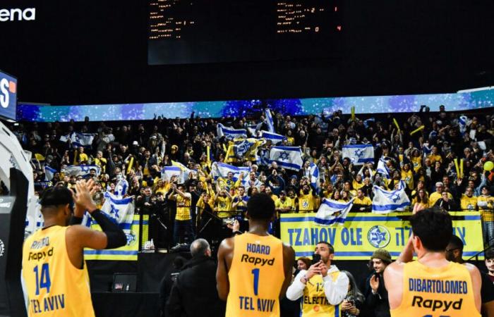 Paris Basketball – Maccabi Tel Aviv: a match under very high security, an evening without a hitch