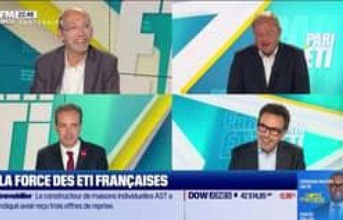 ETI bet: Patrice Bégay receives Cyrille Barthelemy (Intrinsec), François Joubert (OHM Energie), Bertrand Chabanne (BEG), and Axel Mazerolles (Tested4you)