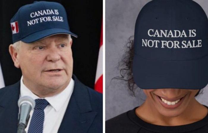 Doug Ford’s “Canada is not for sale” cap gets people reacting and here’s where you can get it