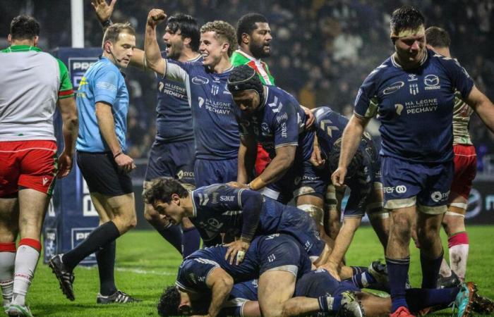 Rugby (Pro D2). SU Agen gives itself some breathing room by pushing Biarritz