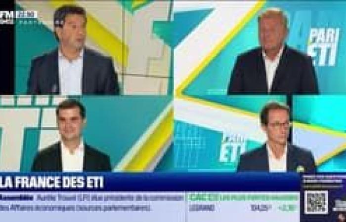 ETI bet: Patrice Bégay receives Cyrille Barthelemy (Intrinsec), François Joubert (OHM Energie), Bertrand Chabanne (BEG), and Axel Mazerolles (Tested4you)