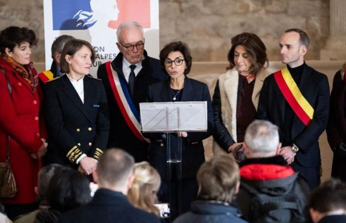 In Marseille, the Minister of Culture Rachida Dati announces the classification of several religious buildings as national heritage