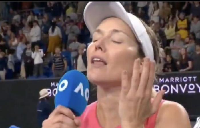 Australian Open, Videos > Danielle Collins, booed by the public: “During the match, I said to myself: as long as I’m here, I might as well accept this nice big check. We love taking a 5-star vacation! “