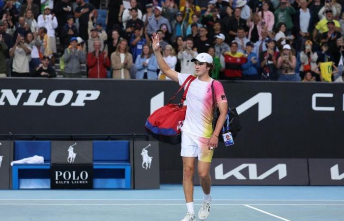 Australian Open: the young Brazilian prodigy Joao Fonseca comes close to the feat but stops in the 2nd round