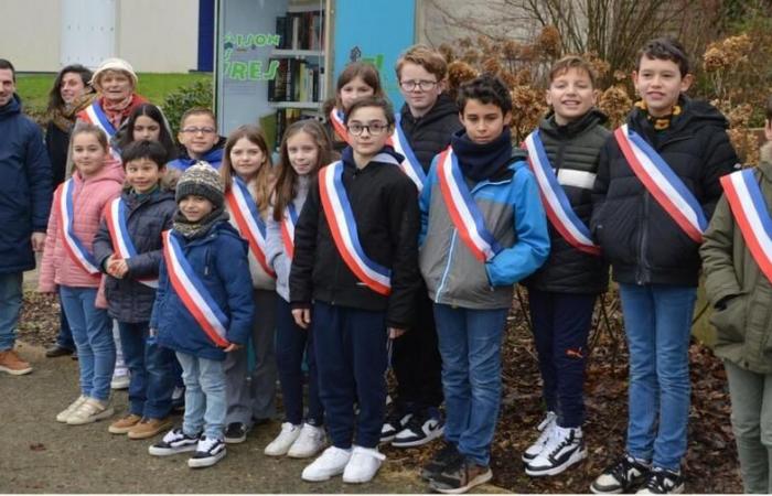 La Méaugon. The House of Books was inaugurated by young elected officials