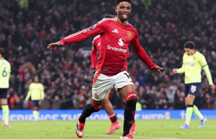 Premier League – Amad Diallo plays the savior again and saves Manchester United from a defeat against Southampton (3-1)