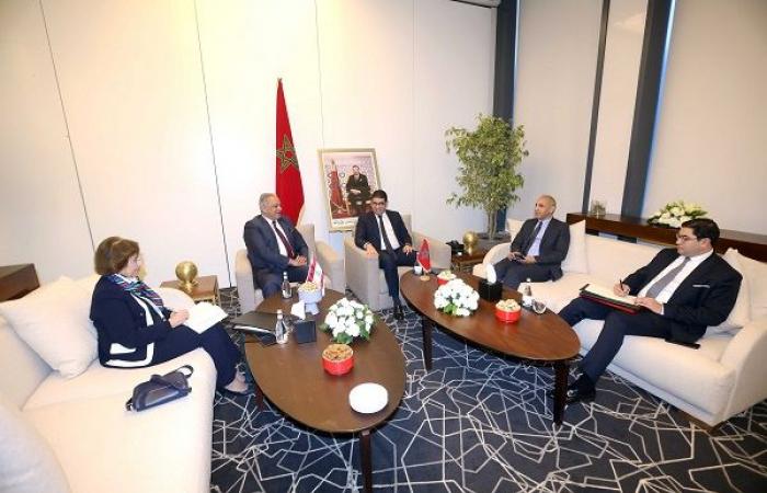 Mohamed Mehdi Bensaid meets in Rabat with several of his Arab counterparts