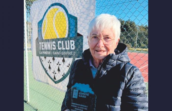 Tennis: Joëlle Rollet, 77 years old, Gard champion for the 13th time!