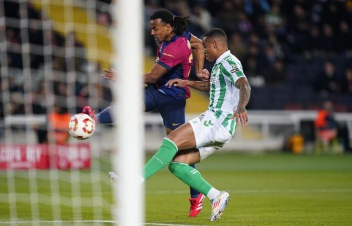 Deprived of a double against Betis, Jules Koundé mocks VAR – Copa del Rey – 8th – FC Barcelona-Betis (5-1)