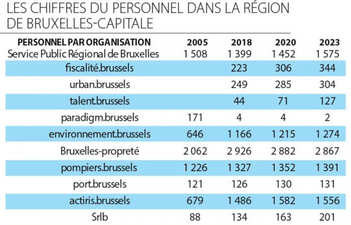 An inflation of personnel in Brussels organizations which raises questions