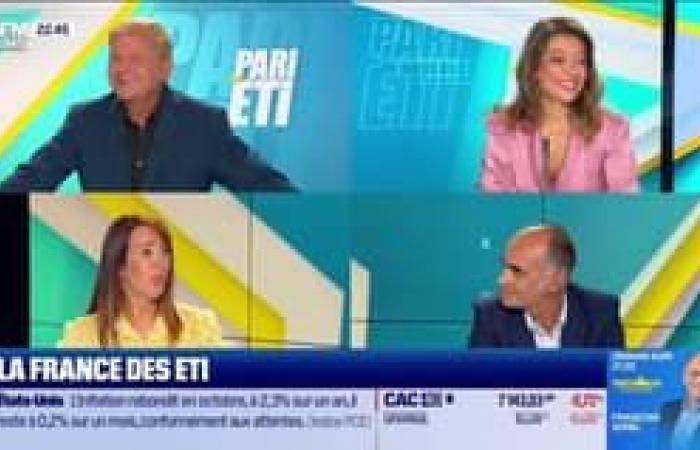 ETI bet: Patrice Bégay receives Cyrille Barthelemy (Intrinsec), François Joubert (OHM Energie), Bertrand Chabanne (BEG), and Axel Mazerolles (Tested4you)