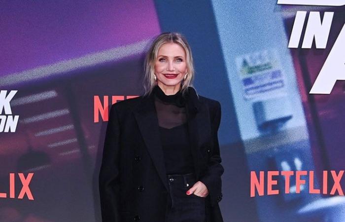 Cameron Diaz’s ‘Back in Action’ Premiere Look: Big Coat Energy