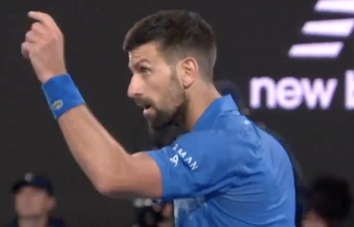 Australian Open, Videos > Djokovic's very annoyed celebration after his victory against Machac in the third round – We Love Tennis!