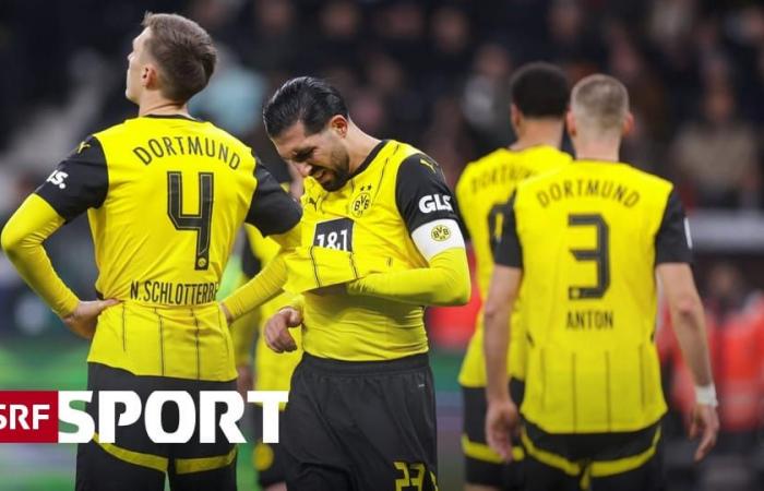 18th round of the Bundesliga – At Eintracht: BVB also loses the 3rd game of the year – Sport