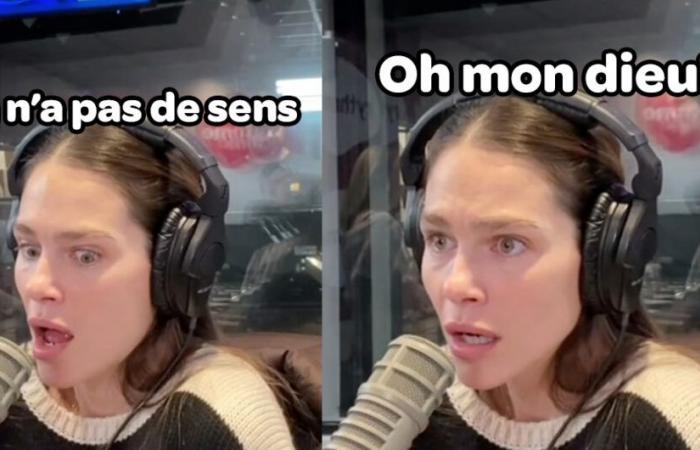 Maripier Morin can’t believe what this listener said