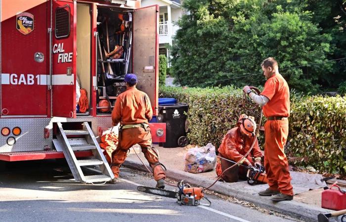 Los Angeles fires: Inmates reinforce firefighters