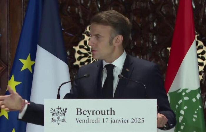 Emmanuel Macron announces the resumption of Air France flights to Beirut from February