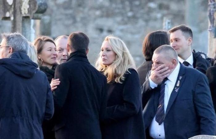 Marion Maréchal supported by her Italian husband and daughters to say goodbye to Jean-Marie Le Pen