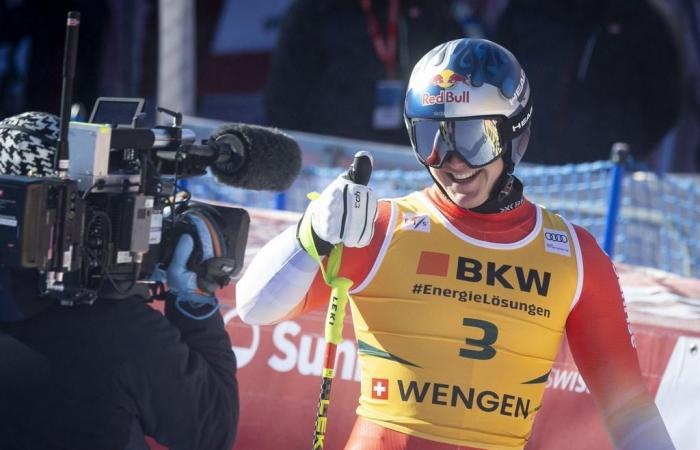 Alpine skiing: Franjo von Allmen remporte le super-G de Wengen