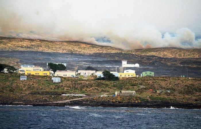 Fire on the French island of Amsterdam: the fire reached the scientific base